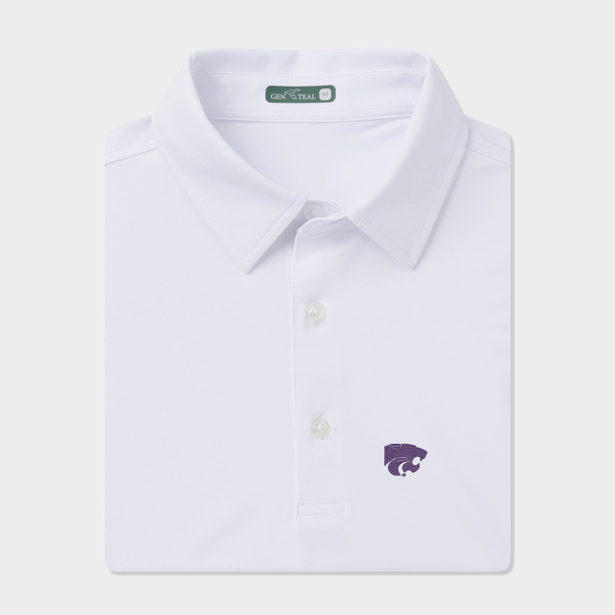 Kansas State Solid Performance Polo