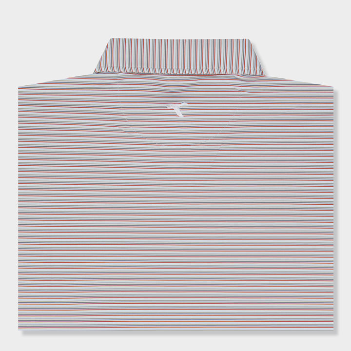Red and grey polo by Genteal