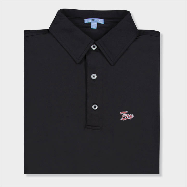 Troy Script Solid Performance Polo