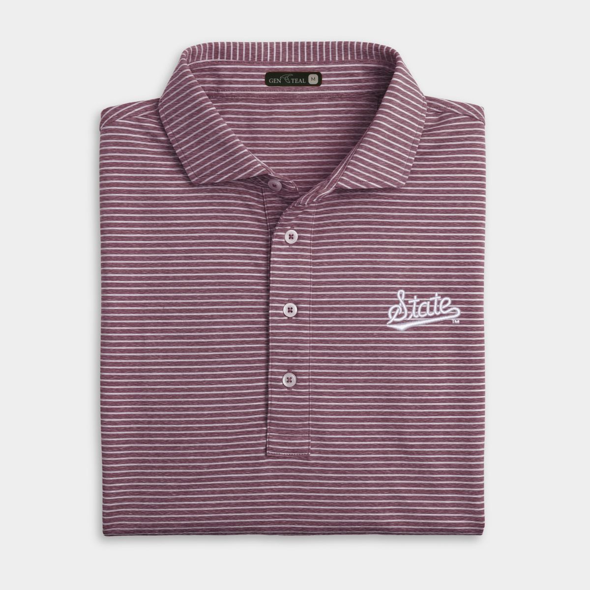 Mississippi State Script Davis Performance Polo