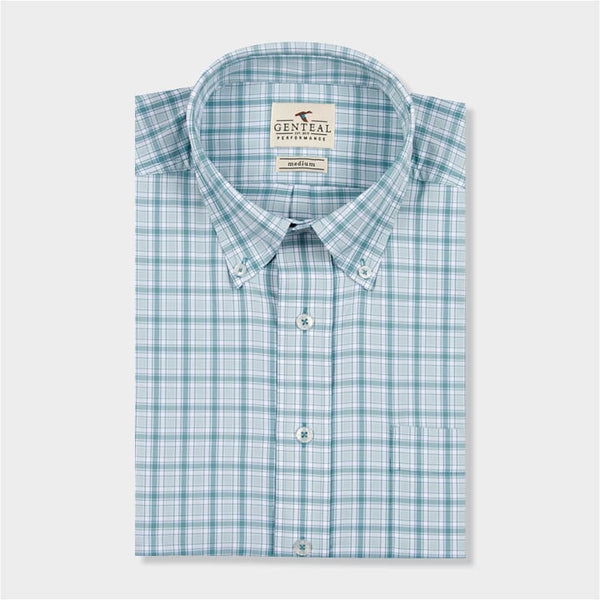 blue plaid shirt by Genteal