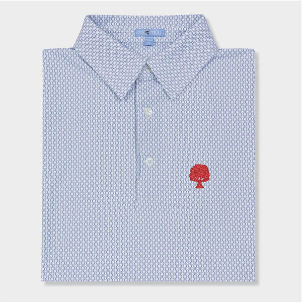 blue baseball designed polo by Genteal