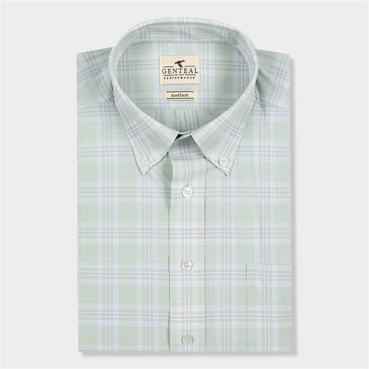 green plaid shirt by Genteal