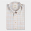 tan plaid shirt by Genteal