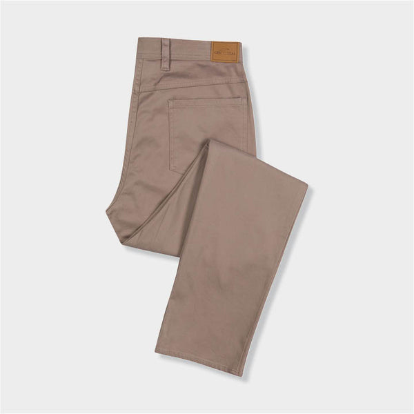 Pecan Comfort Flex 5-Pocket Pant