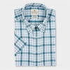 blue and green plaid shirt by Genteal