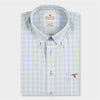 Grey and blue plaid shirt by Genteal