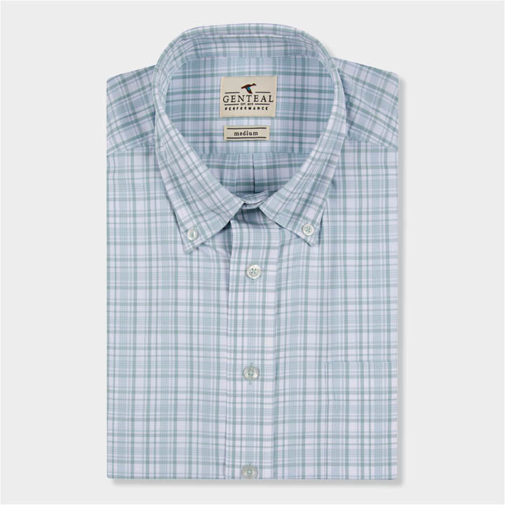 green plaid shirt by Genteal