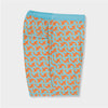 blue shorts with orange koi fish designs by Genteal