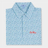 blue designed polo by Genteal