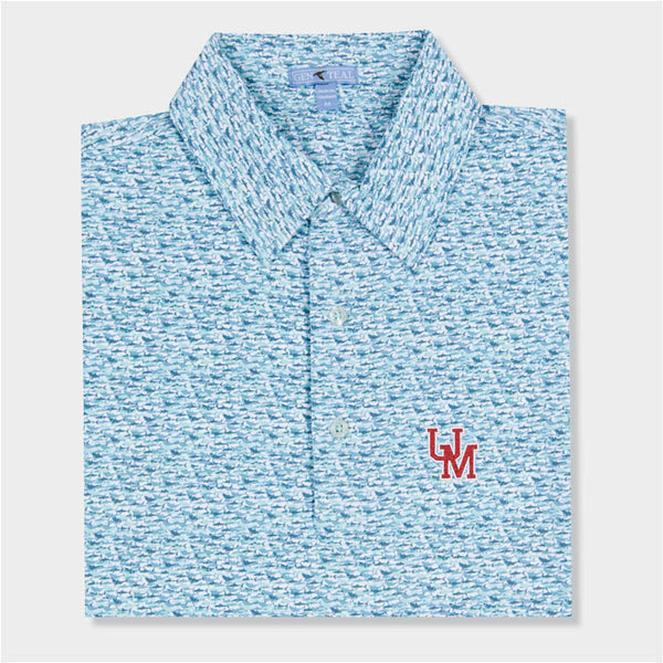 blue designed polo by Genteal