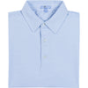 Heritage Blue Clubhouse Stripe Performance Polo