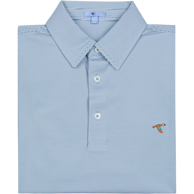 Provincial Pinstripe Performance Polo