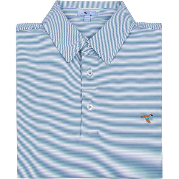 Provincial Pinstripe Performance Polo