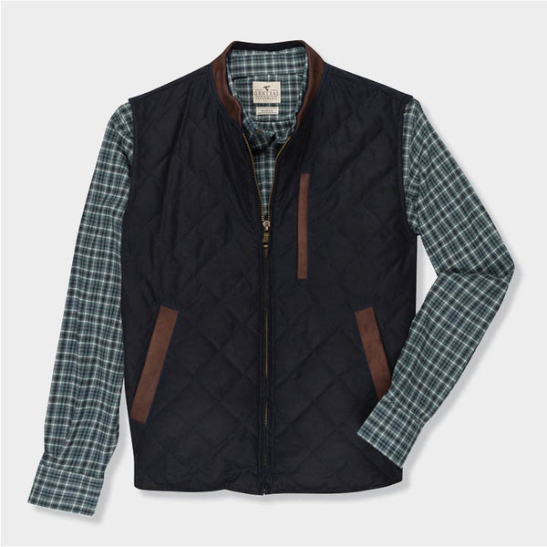 navy vest by Genteal