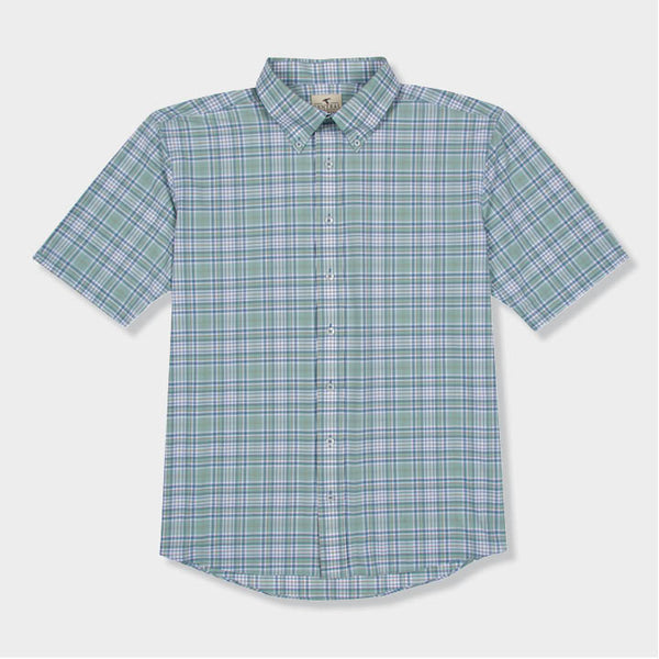 green plaid shirt by Genteal