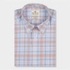 tan and blue plaid shirt by Genteal
