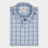 blue plaid shirt by Genteal