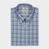 blue plaid shirt by Genteal