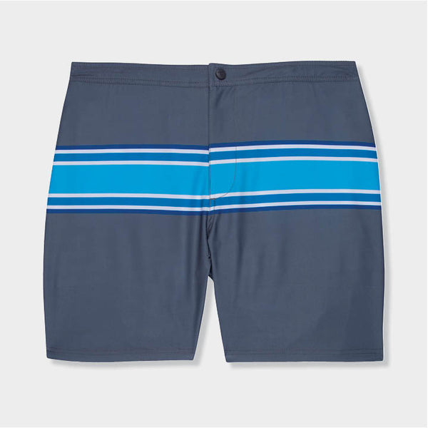Grey shorts with blue strip shorts by Genteal