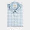 blue plaid shirt by Genteal